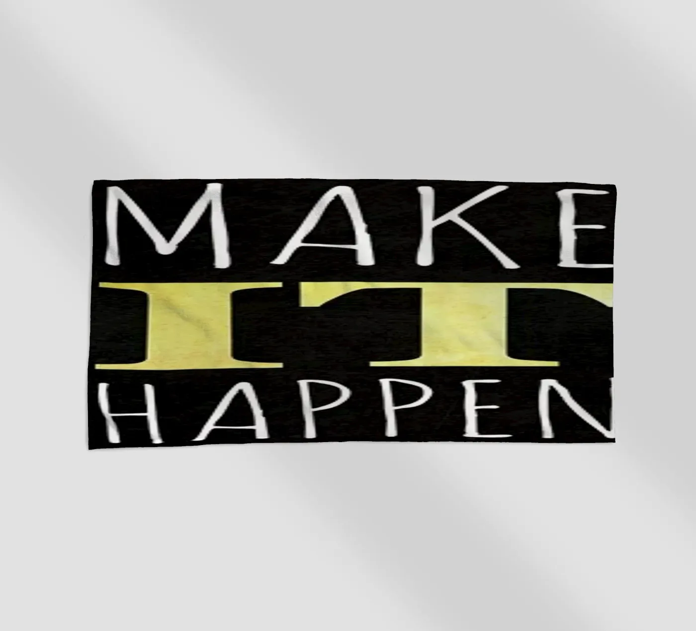 Make It Happen beach towel by Elisabeth Fredriksson