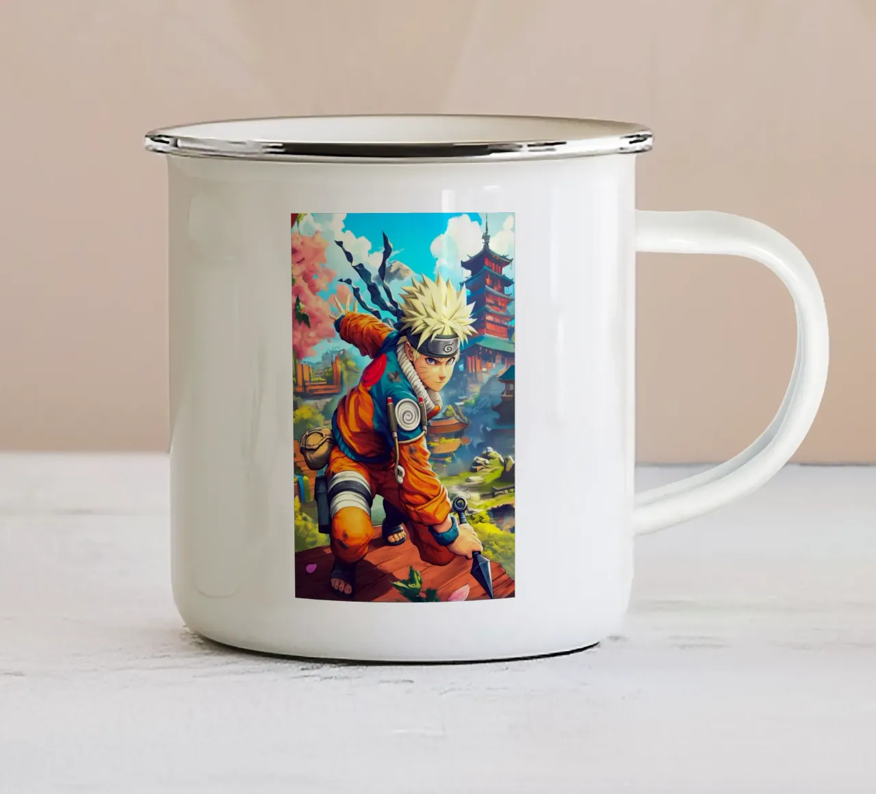 Naruto tazza in smalto da Fleur de Lys