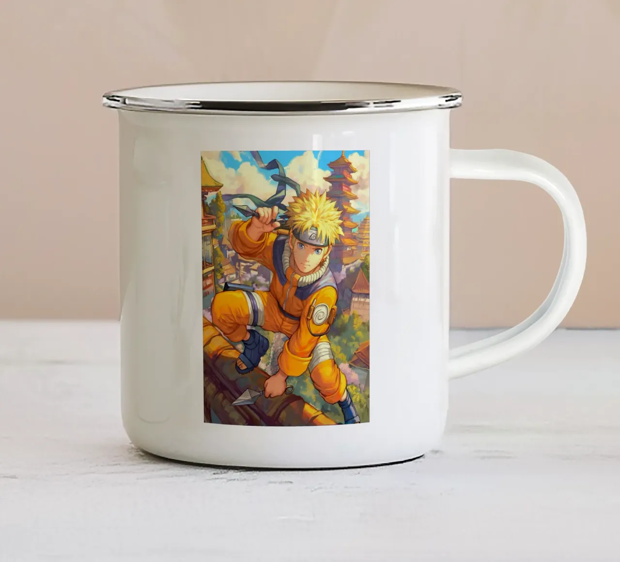 Naruto tazza in smalto da Fleur de Lys