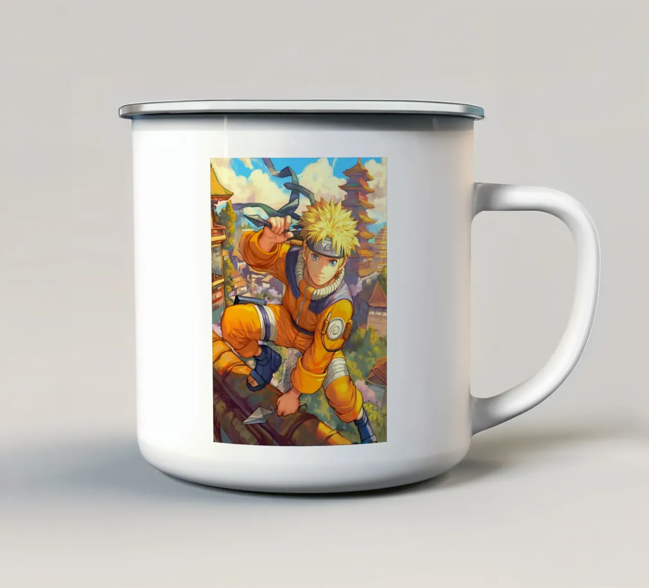 Naruto tazza in smalto da Fleur de Lys