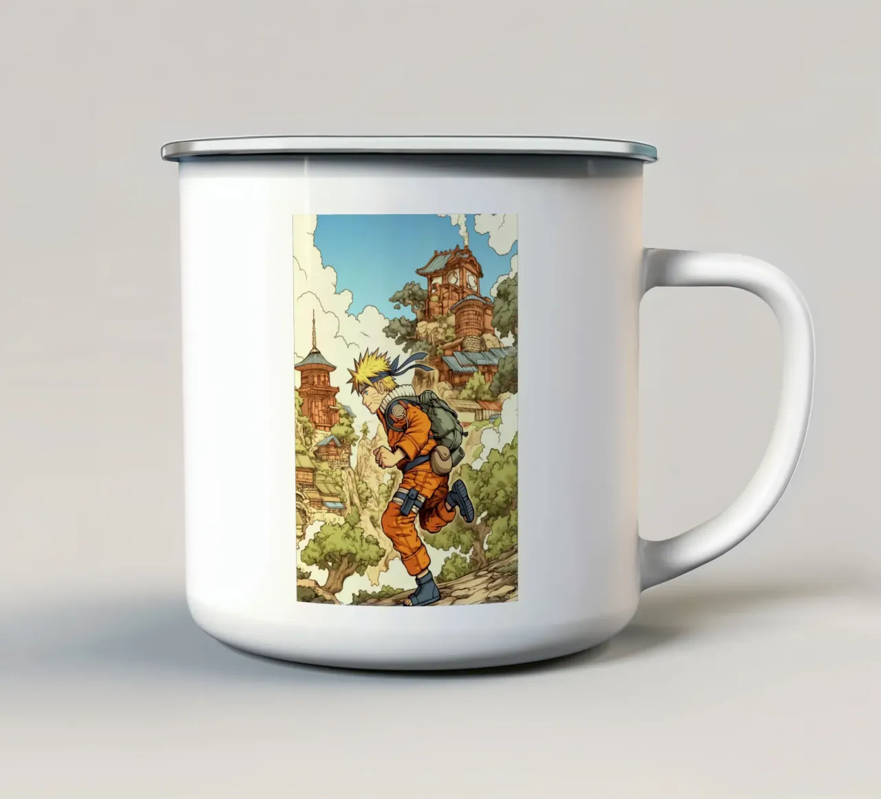 Naruto tazza in smalto da Fleur de Lys