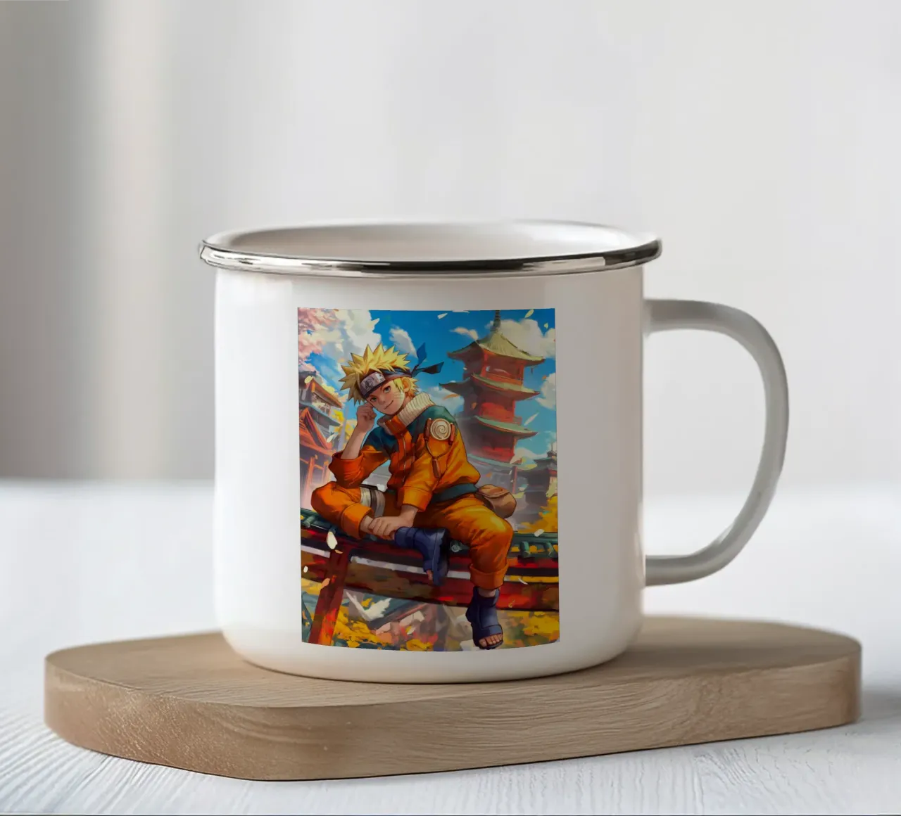 Naruto tazza in smalto da Fleur de Lys