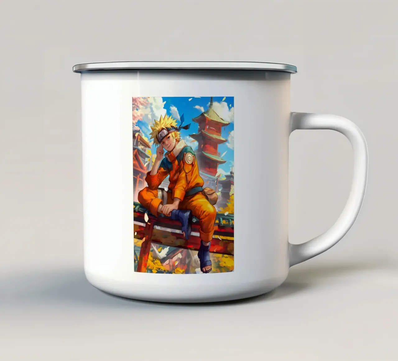 Naruto tazza in smalto da Fleur de Lys