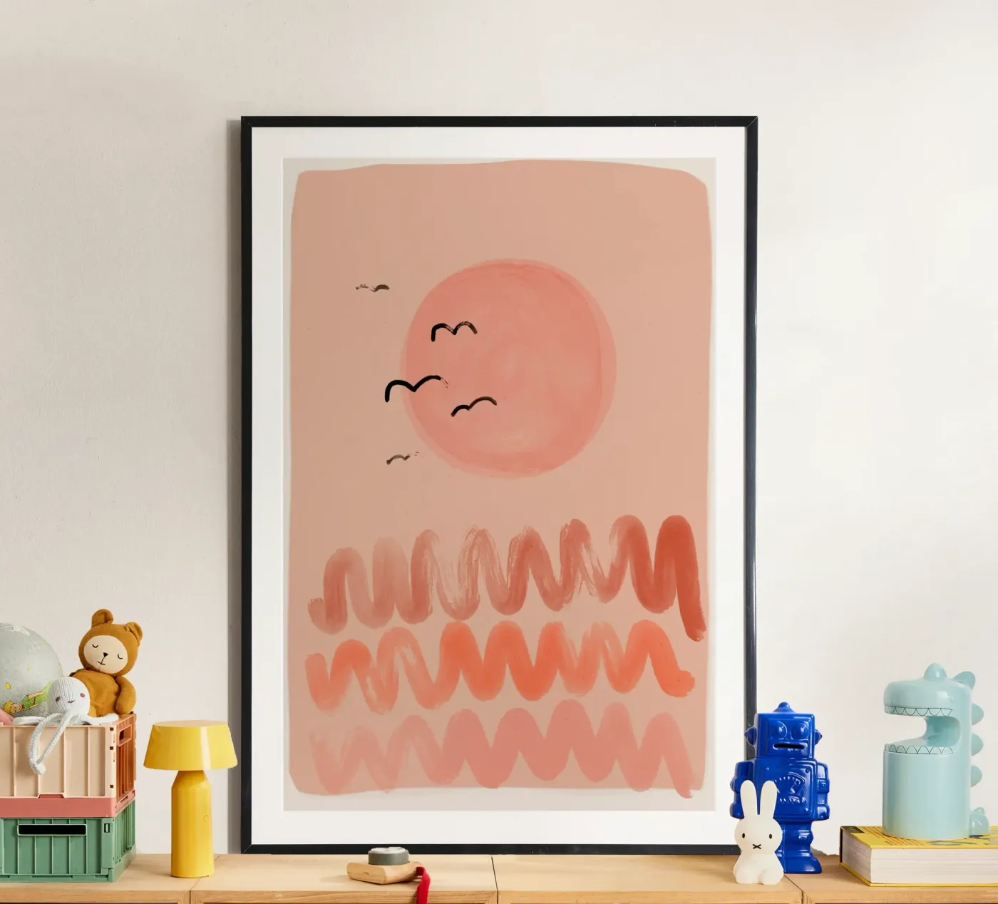 Peachy Sunset poster van treechild