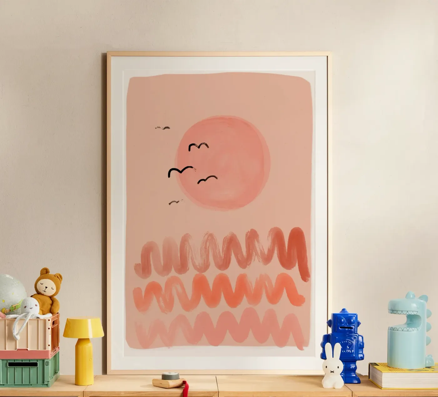 Peachy Sunset poster van treechild