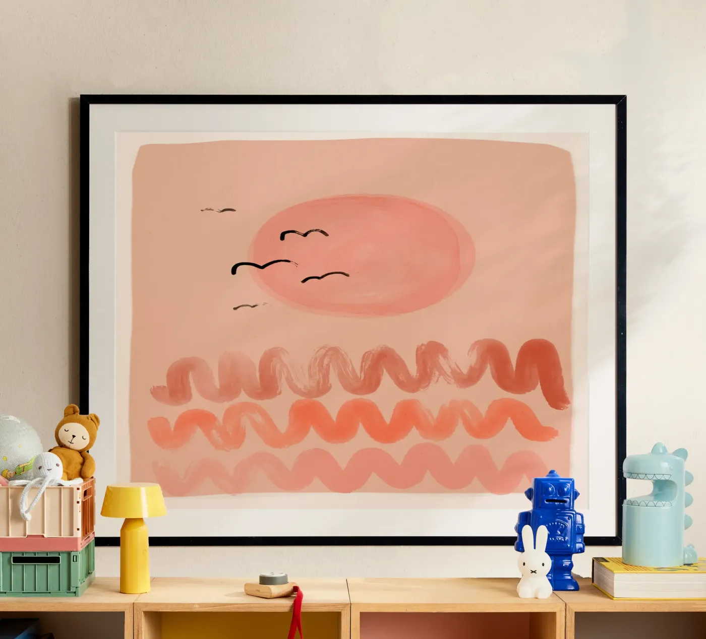 Peachy Sunset poster van treechild