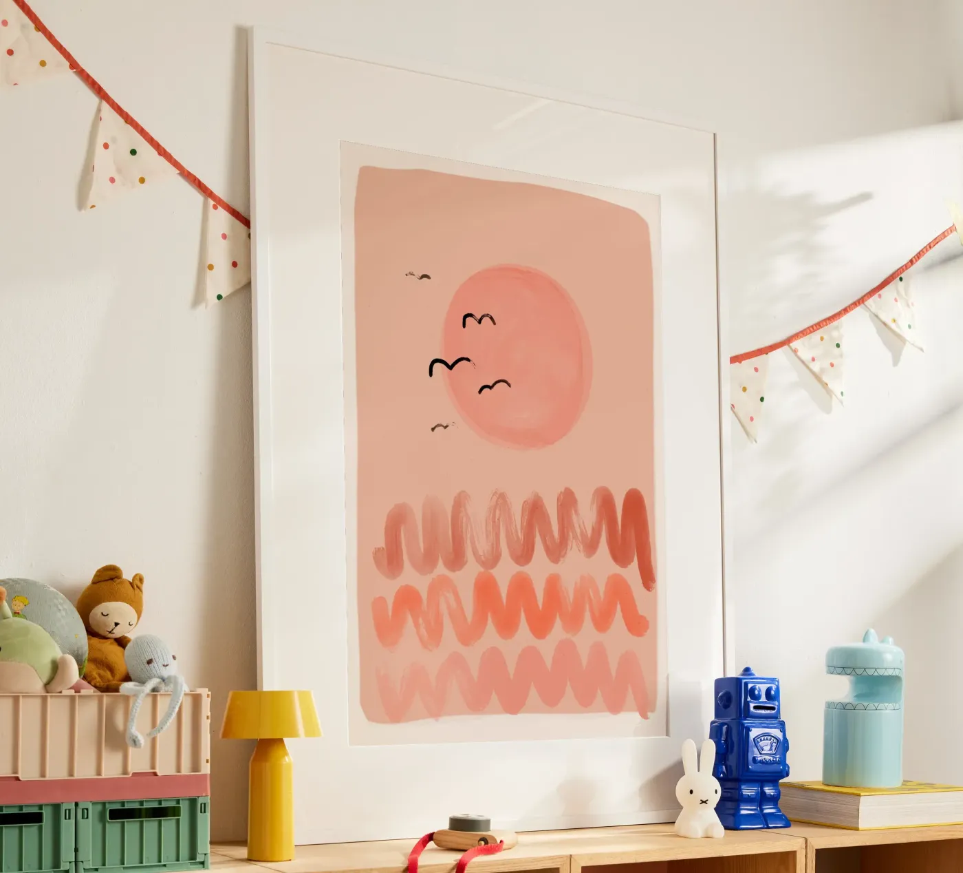 Peachy Sunset poster van treechild