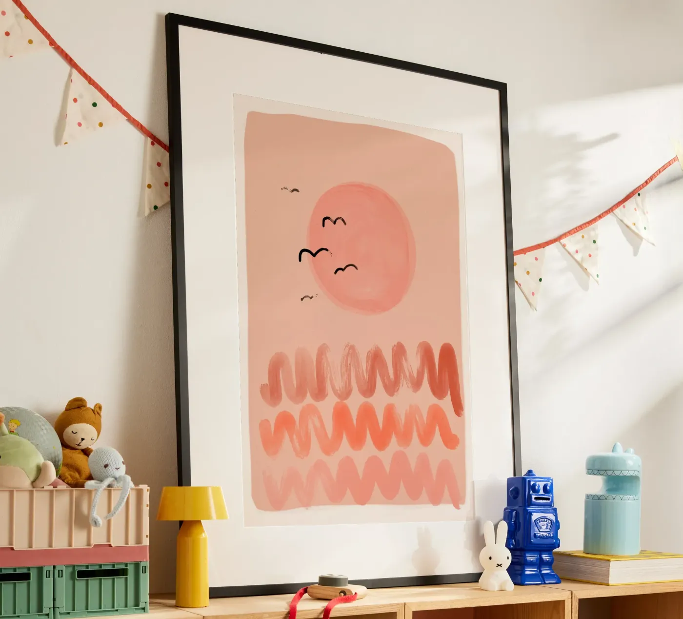 Peachy Sunset poster van treechild