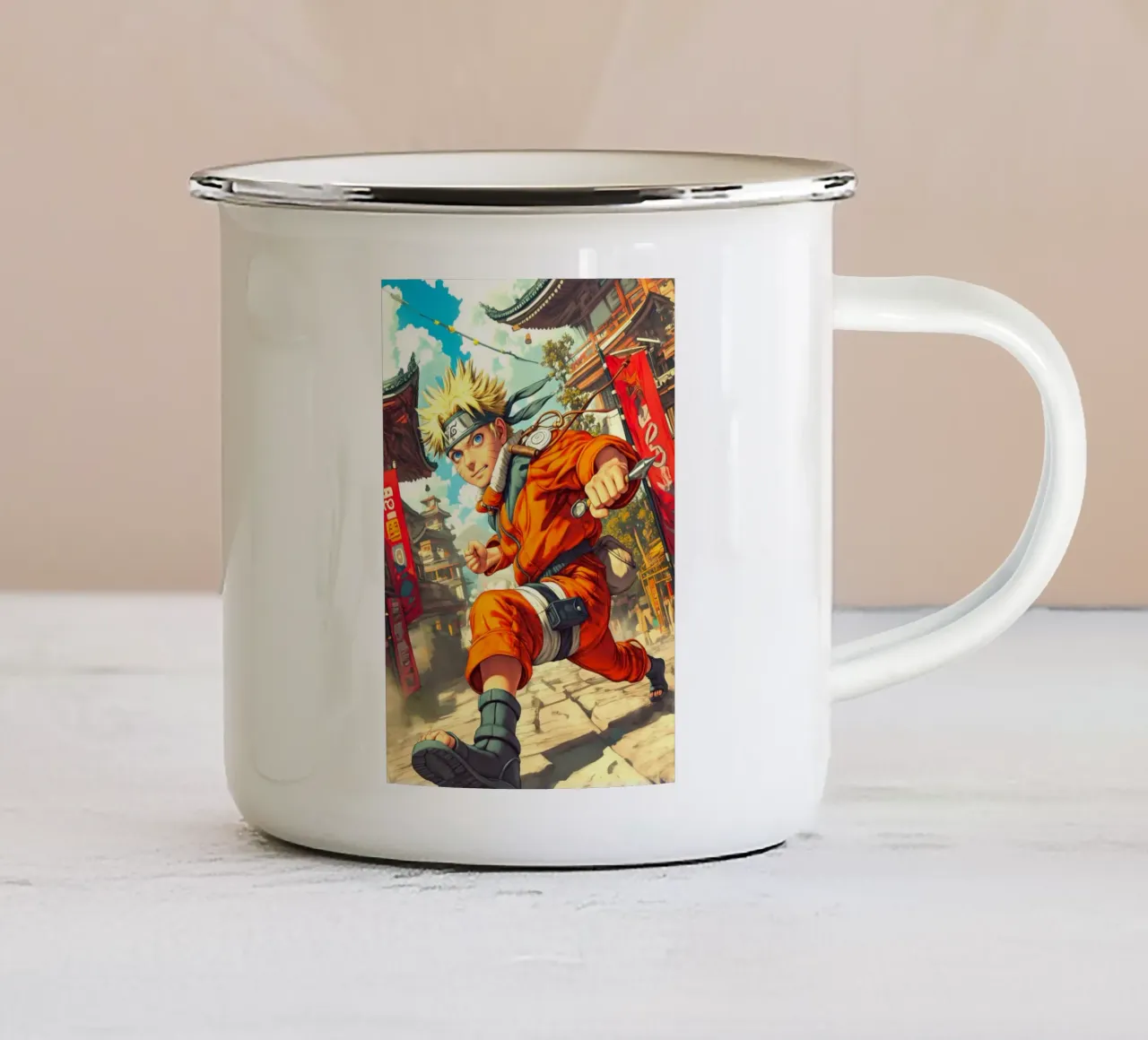 Naruto tazza in smalto da Fleur de Lys