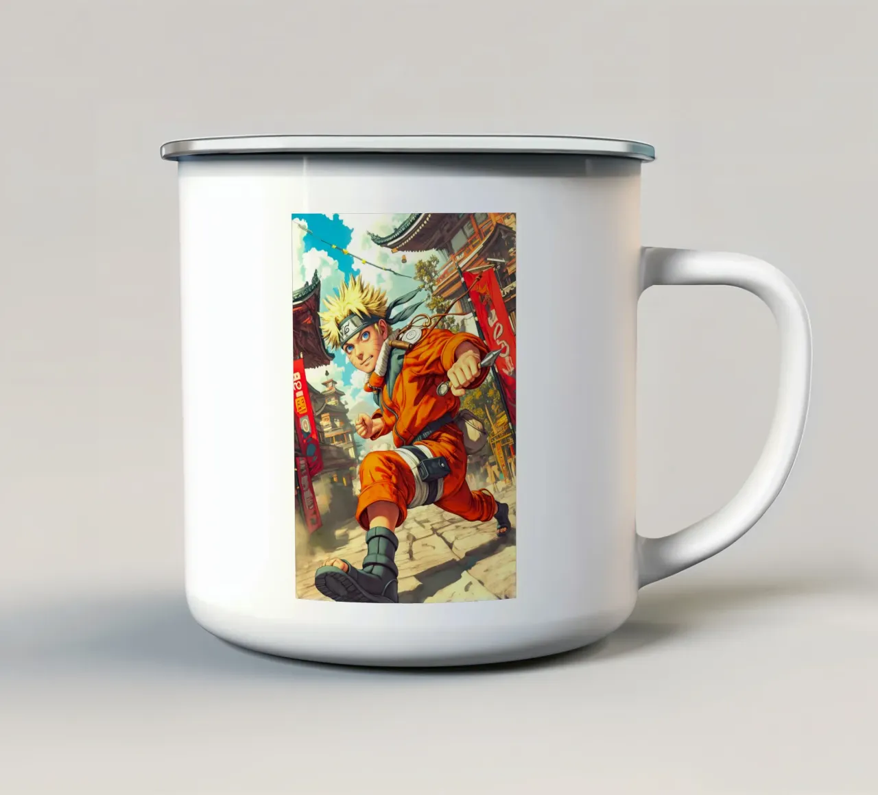 Naruto tazza in smalto da Fleur de Lys