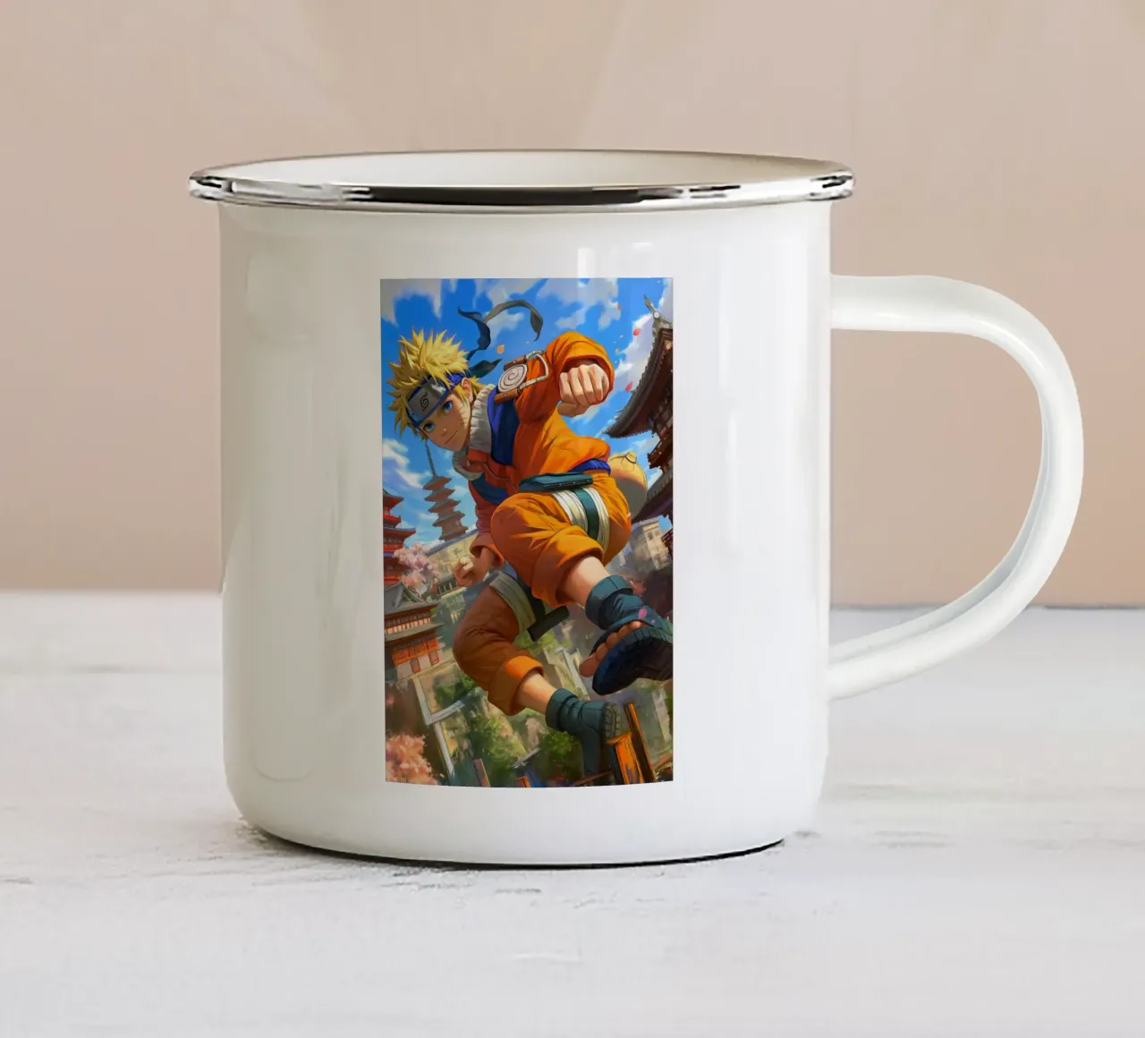 Naruto tazza in smalto da Fleur de Lys