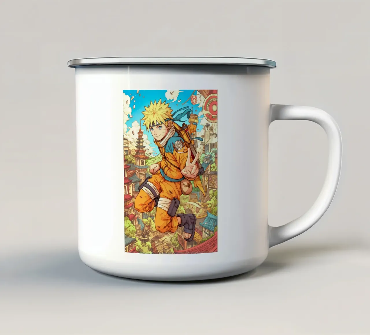 Naruto tazza in smalto da Fleur de Lys