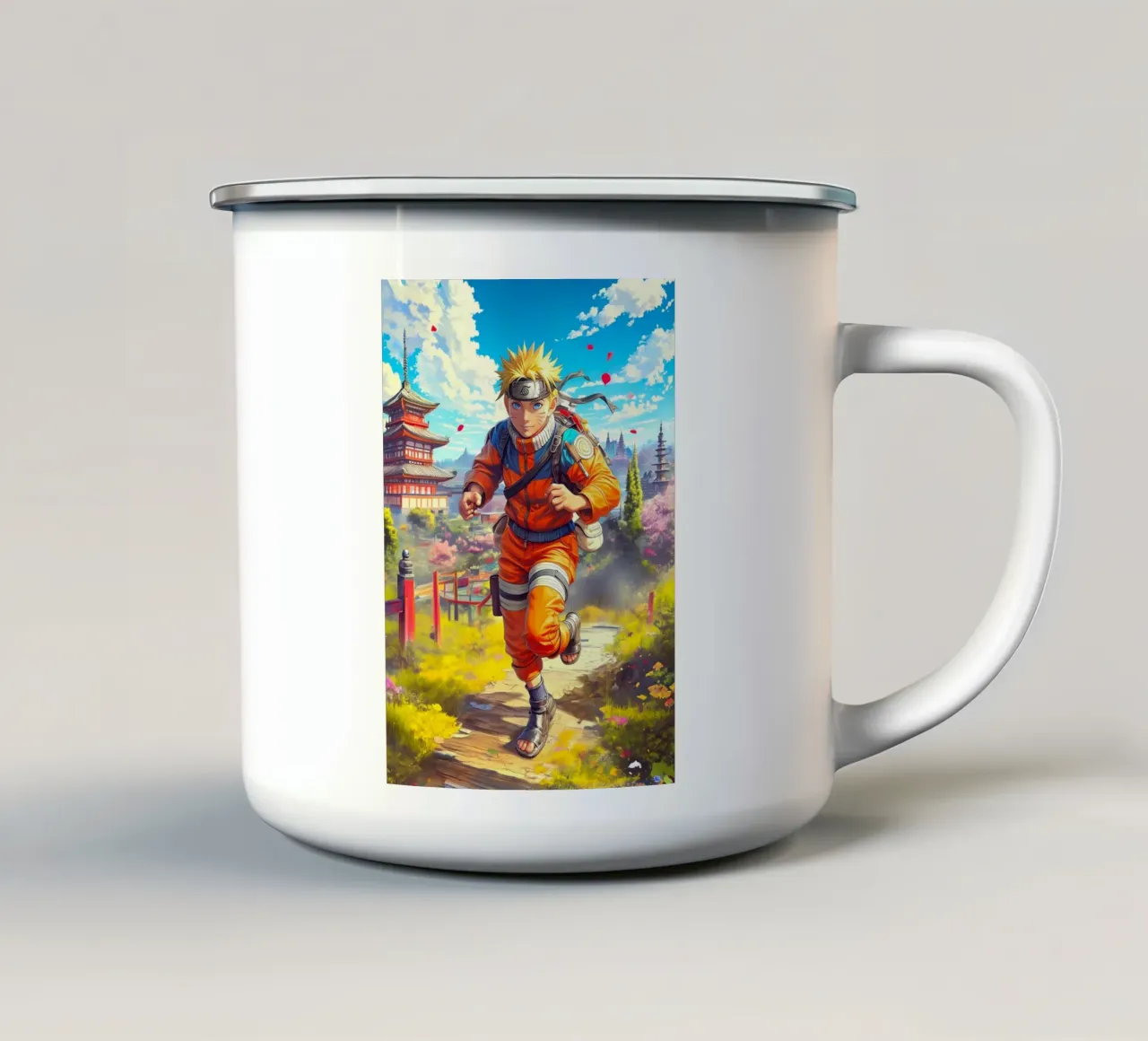Naruto tazza in smalto da Fleur de Lys