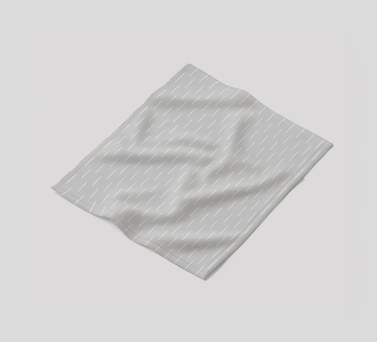 Minimal Scandinavian Chic Lines | White on Light Grey fleece blanket by Beauty in Simplicity