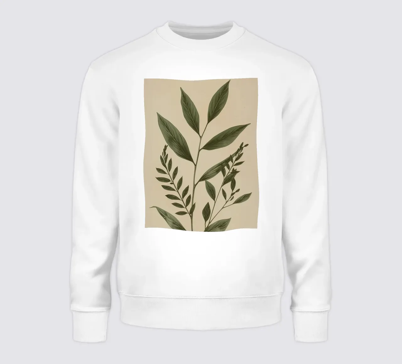Fusti e foglie di piante botaniche felpa da DesignDoodle