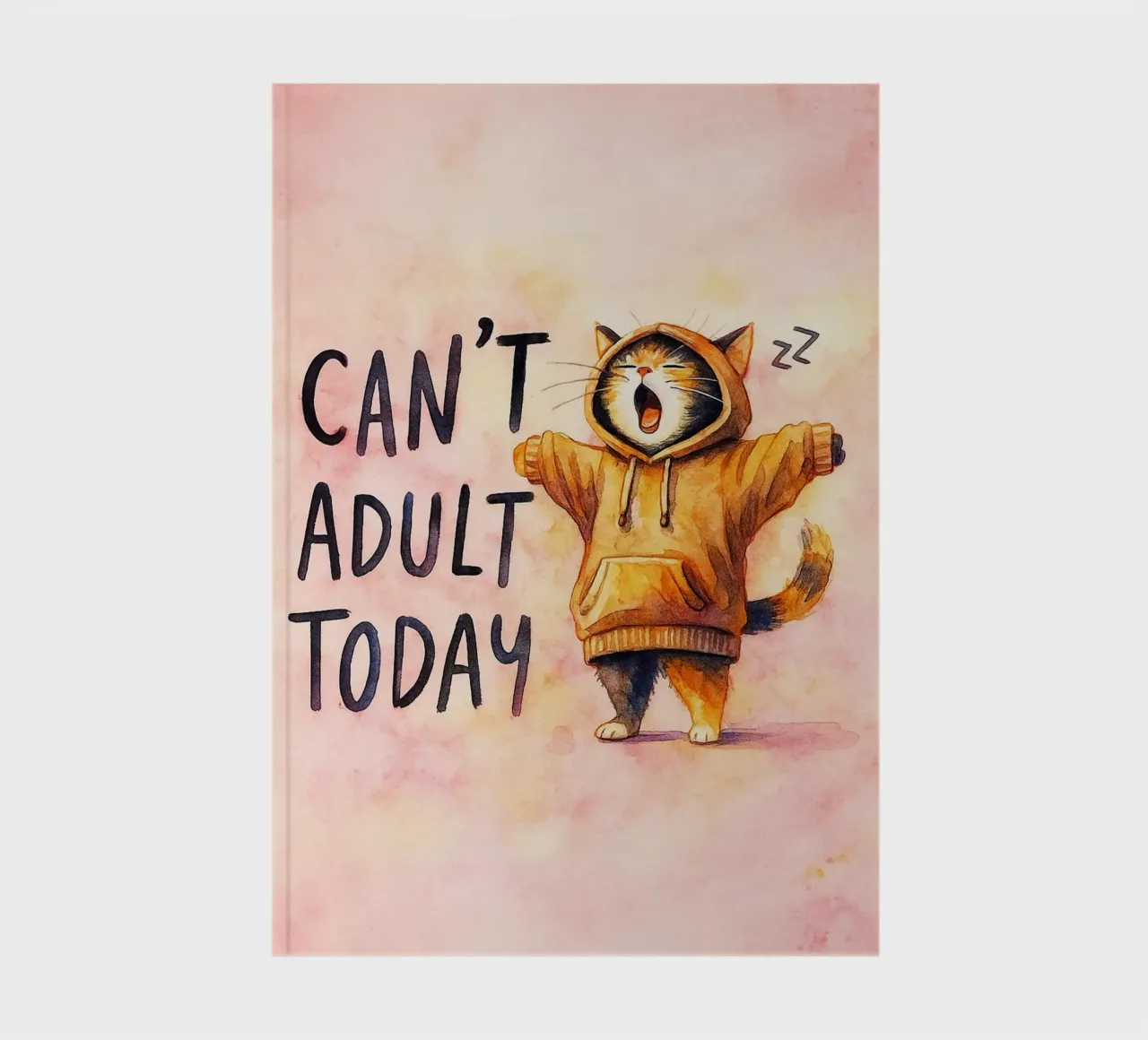 funny cat drawing notebook by hexis