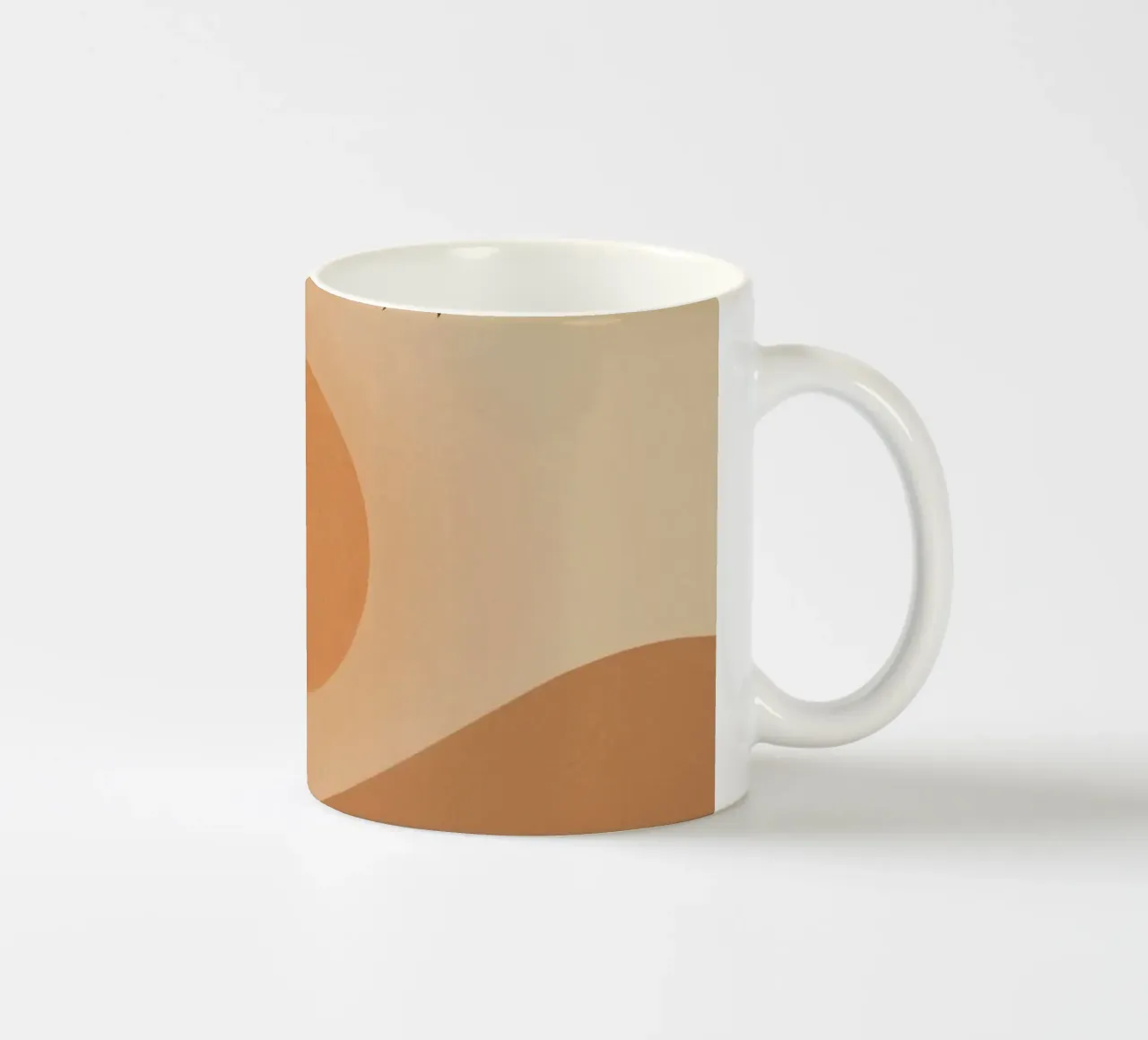 Colline di sole e foglie di palma tazza in ceramica da DesignDoodle