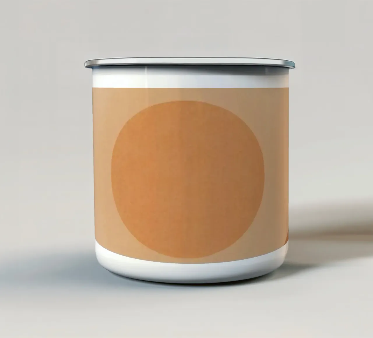 Colline di sole e foglie di palma tazza in smalto da DesignDoodle