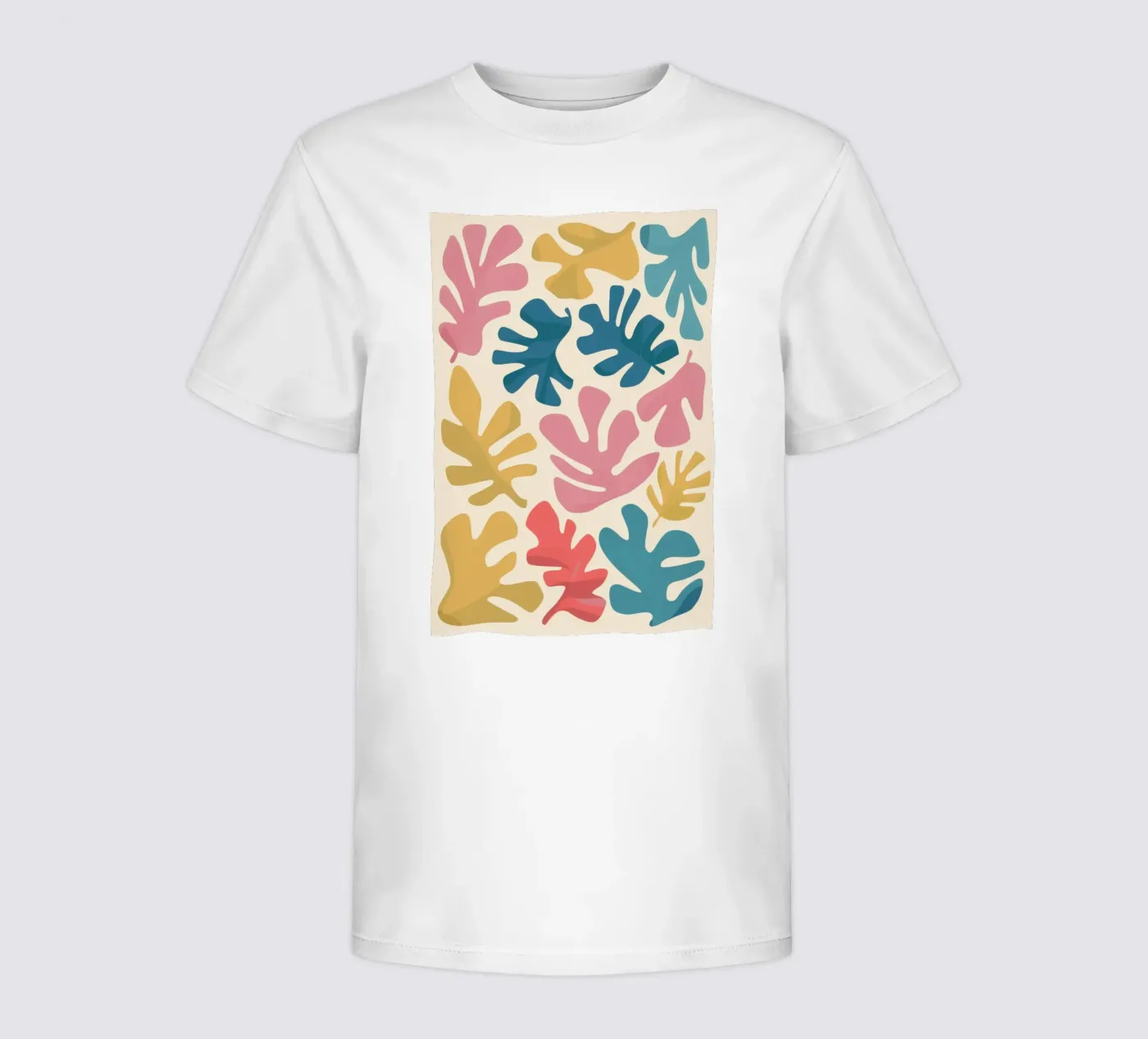 Forme di foglie di Matisse t-shirt bambini da Snow Mist