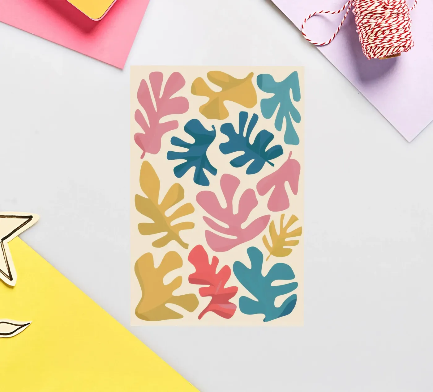 Matisse Leaf Forms sticker by Snow Mist