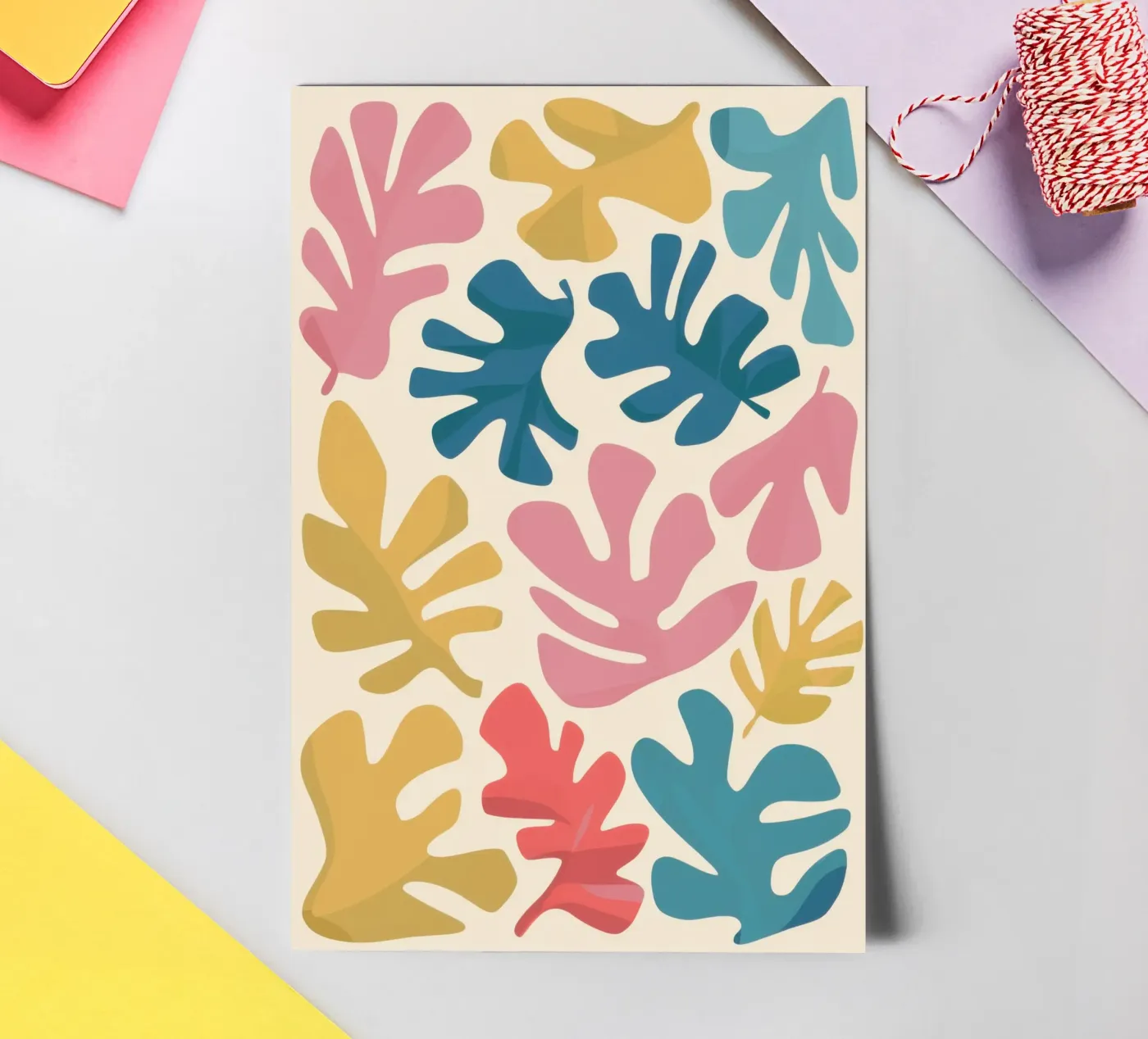 Matisse Leaf Forms sticker sheet by Snow Mist