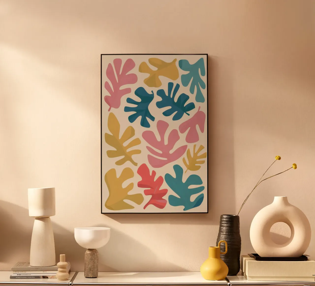 Formes de feuilles de Matisse plexiglas de Snow Mist