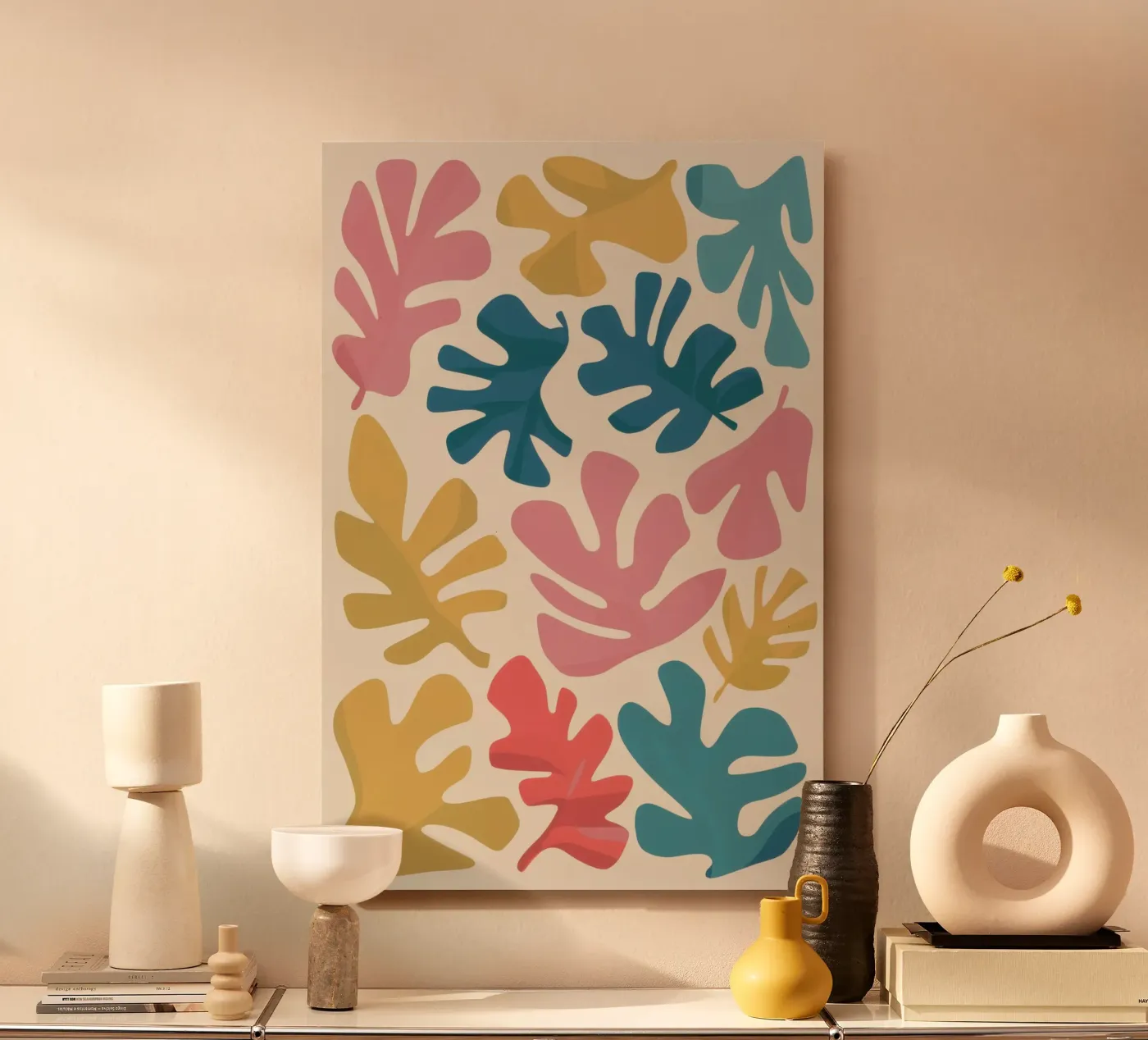 Matisse Leaf Forms forex plate by Snow Mist