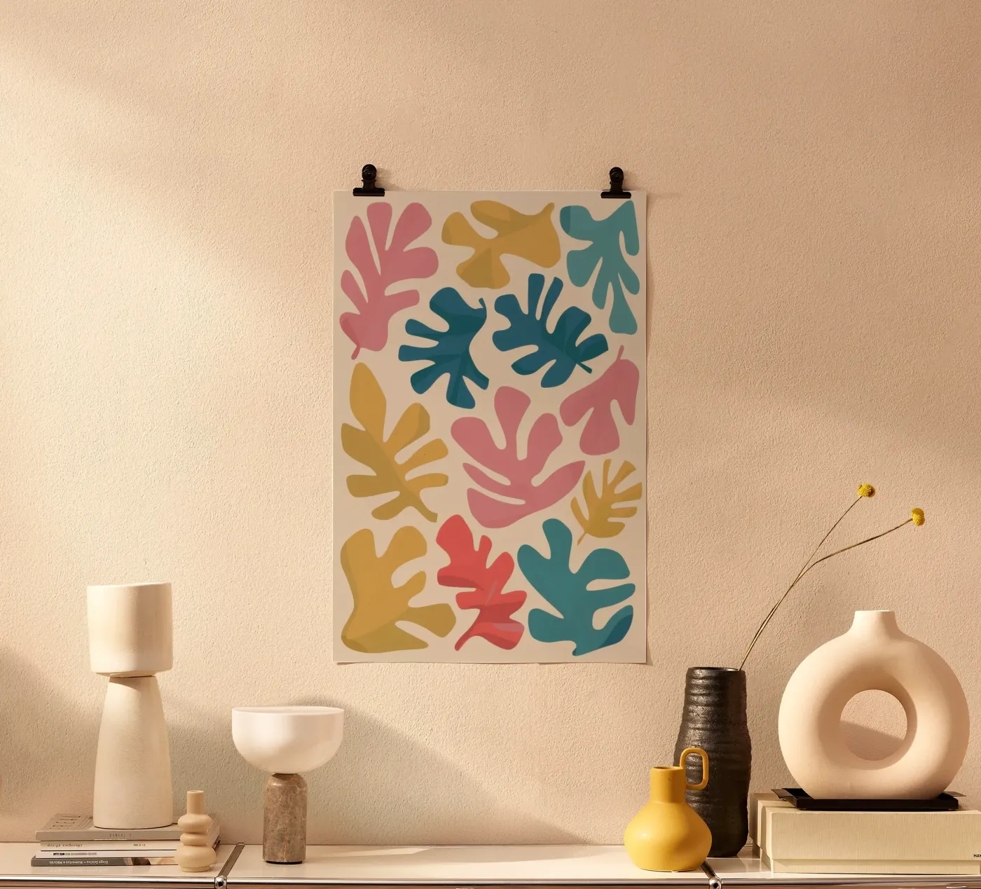 Matisse Leaf Forms poster by Snow Mist