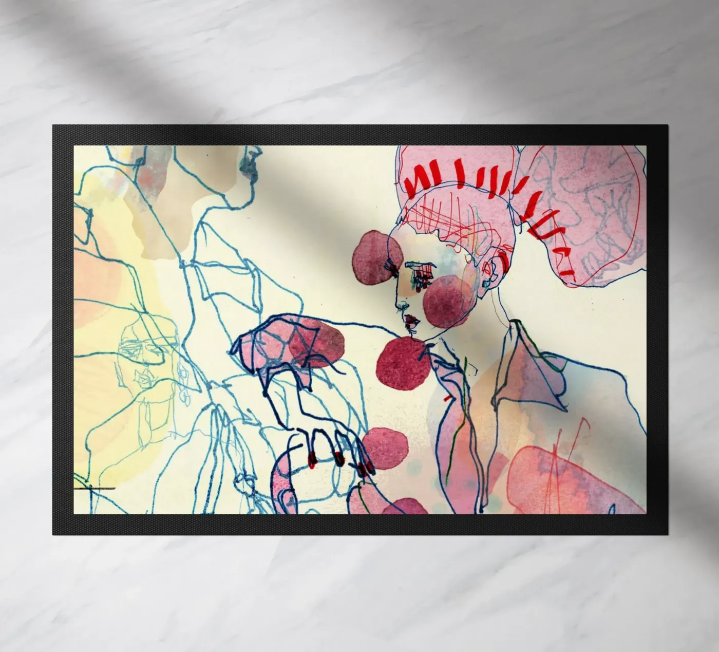 valentine doormat by Giulio Iurissevich