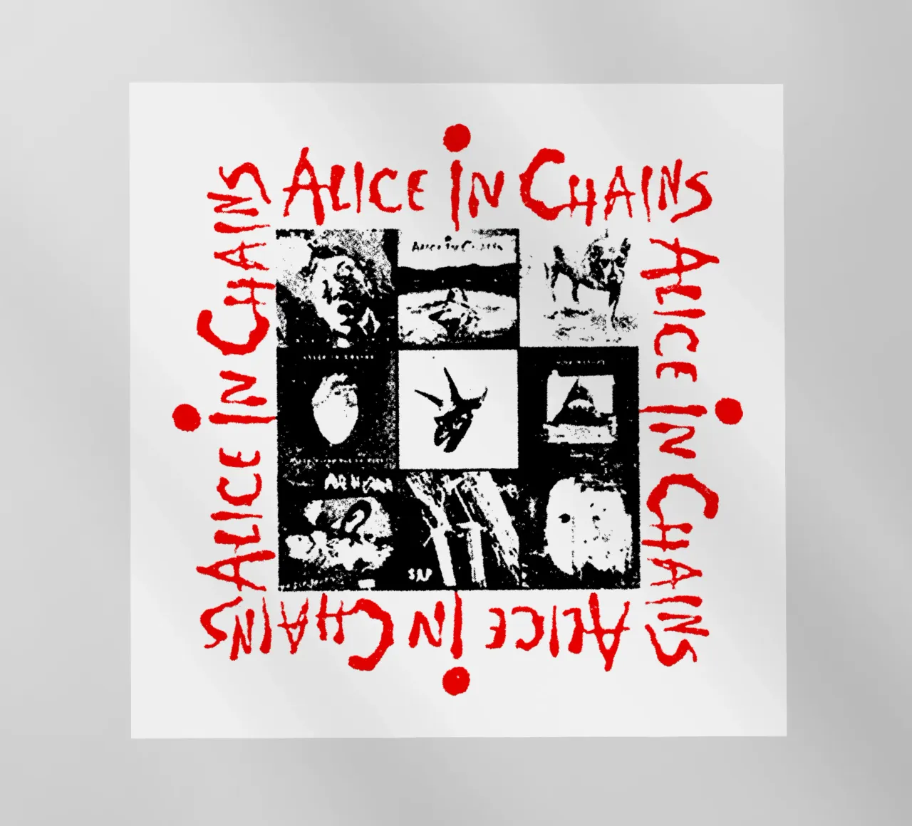 Alice In Chain Band Rock pellicola backlit da https://www.juniqe.com/uk/shop/Henndraws