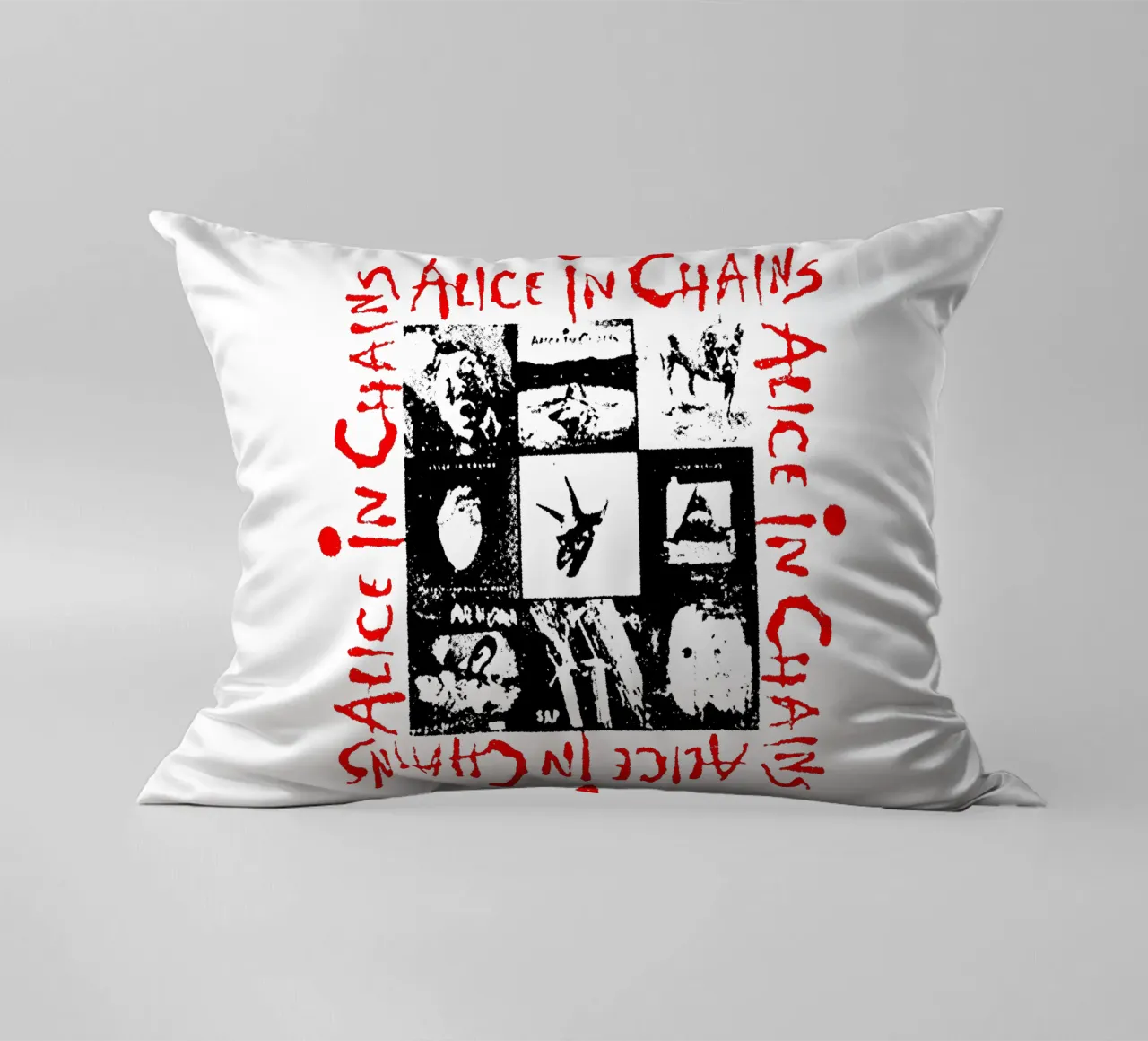 Alice In Chain Band Rock cuscino da https://www.juniqe.com/uk/shop/Henndraws