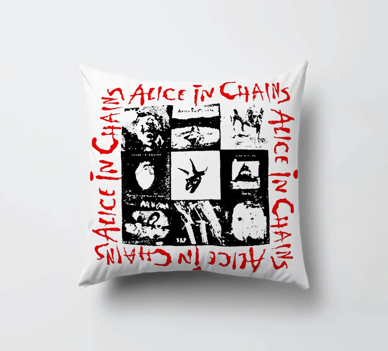 Alice In Chain Band Rock cuscino da https://www.juniqe.com/uk/shop/Henndraws
