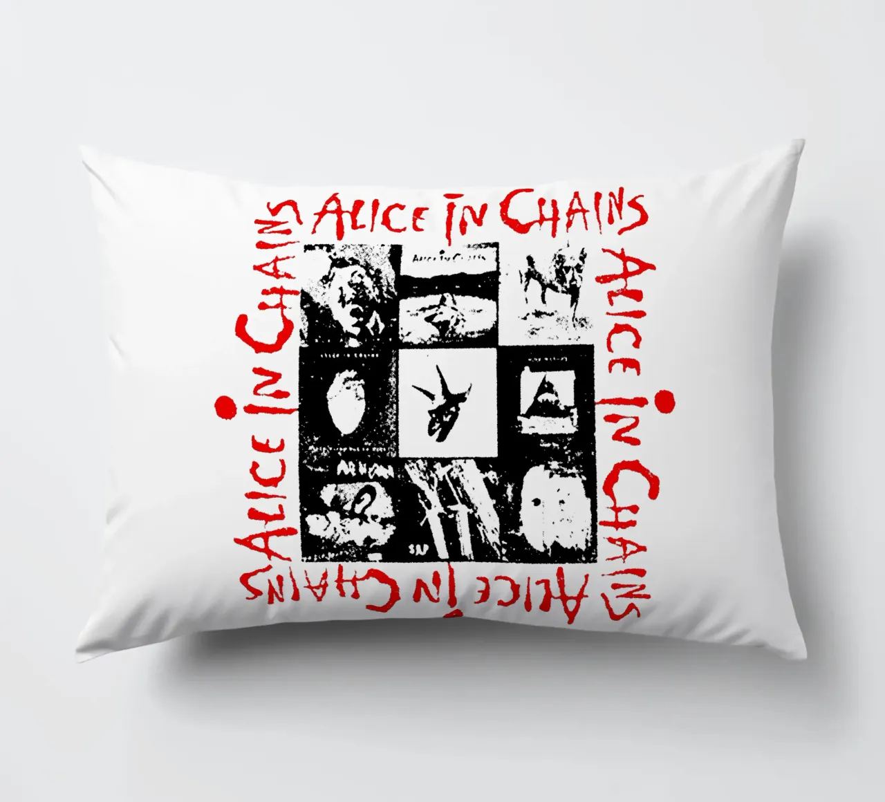 Alice In Chain Band Rock cuscino da https://www.juniqe.com/uk/shop/Henndraws