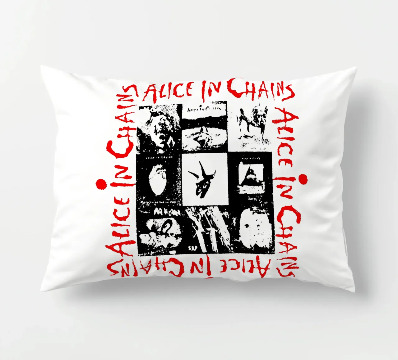 Alice In Chain Band Rock cuscino da https://www.juniqe.com/uk/shop/Henndraws