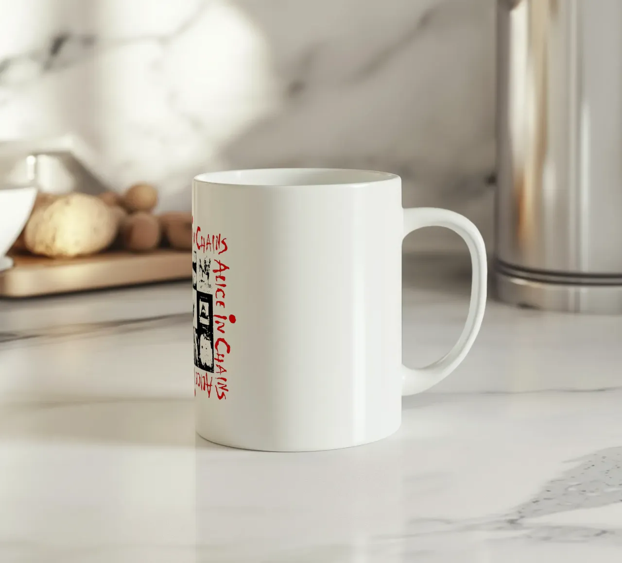 Alice In Chain Band Rock tazza in ceramica da https://www.juniqe.com/uk/shop/Henndraws