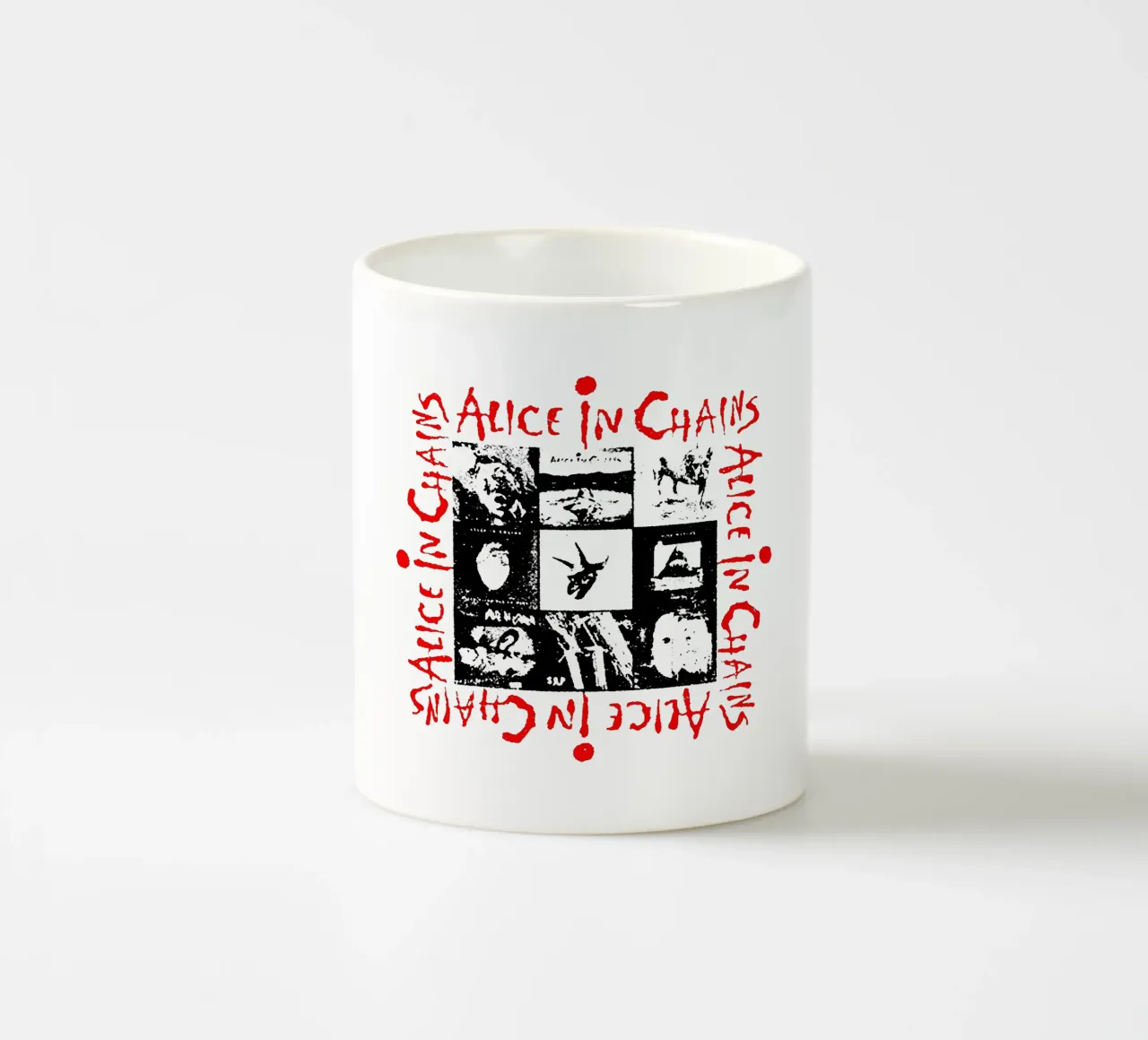 Alice In Chain Band Rock tazza in ceramica da https://www.juniqe.com/uk/shop/Henndraws