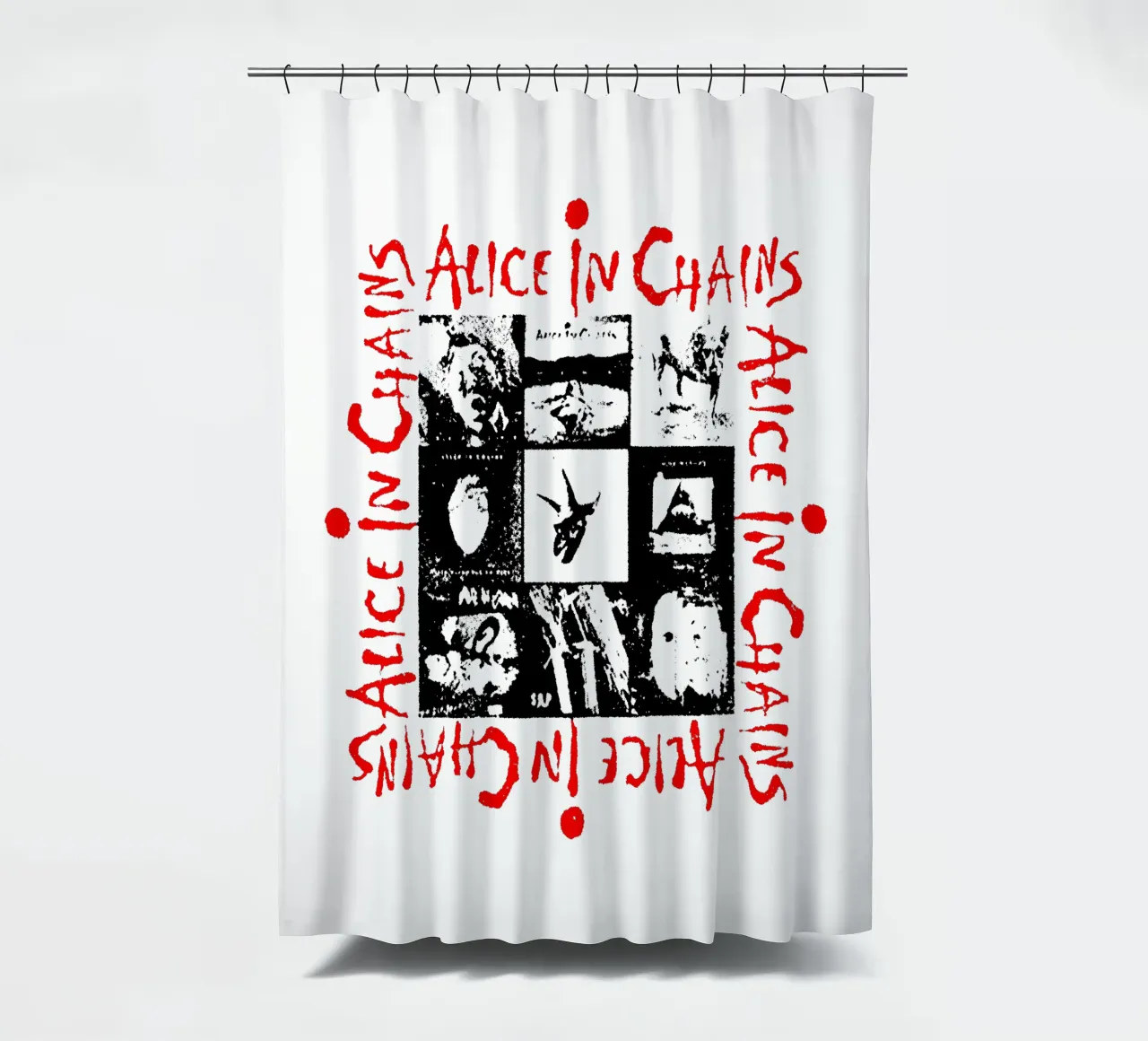 Alice In Chain Band Rock tenda da doccia da https://www.juniqe.com/uk/shop/Henndraws