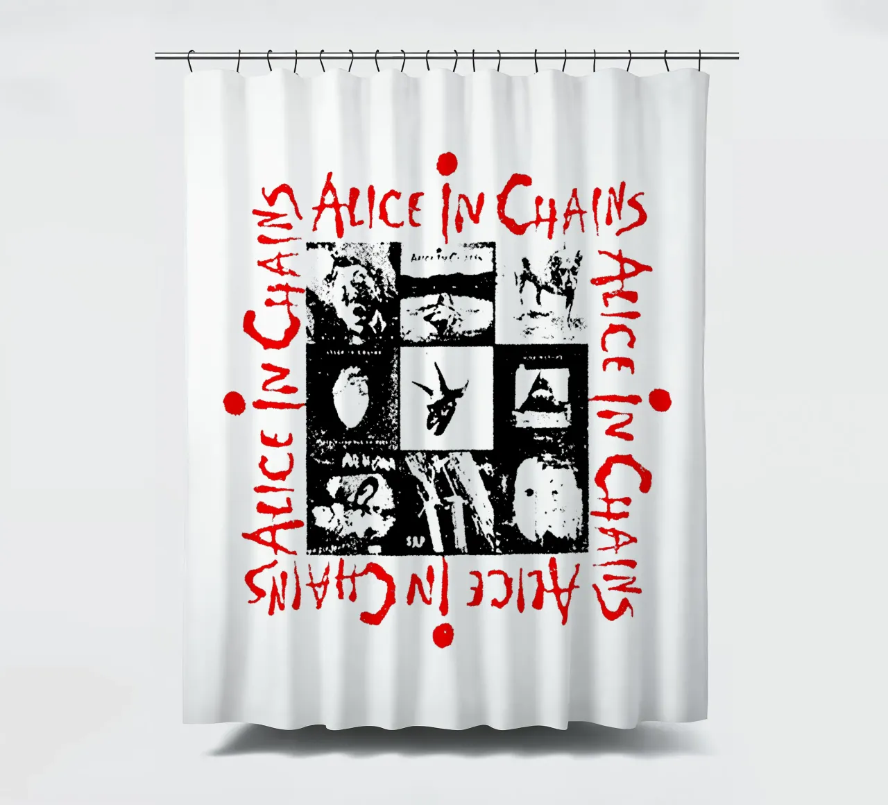 Alice In Chain Band Rock tenda da doccia da https://www.juniqe.com/uk/shop/Henndraws