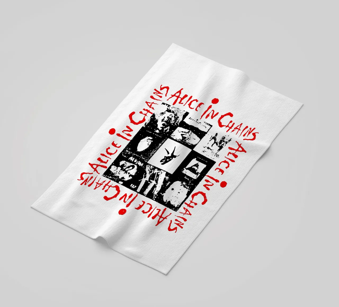 Alice In Chain Band Rock telo mare da https://www.juniqe.com/uk/shop/Henndraws