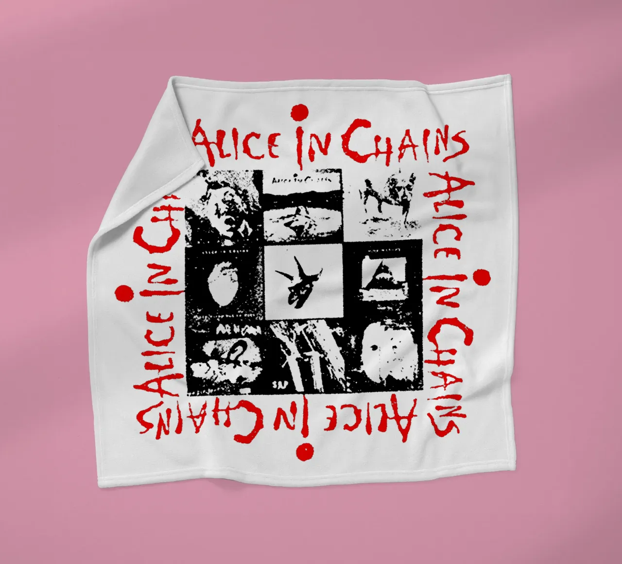 Alice In Chain Band Rock coperta in pile da https://www.juniqe.com/uk/shop/Henndraws