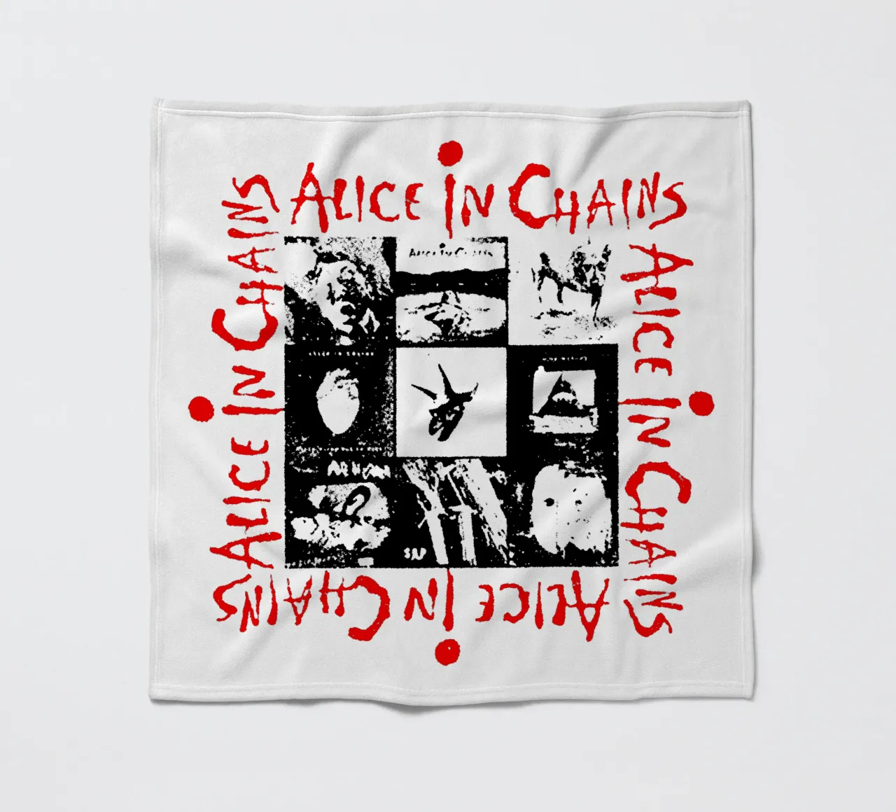 Alice In Chain Band Rock coperta in pile da https://www.juniqe.com/uk/shop/Henndraws