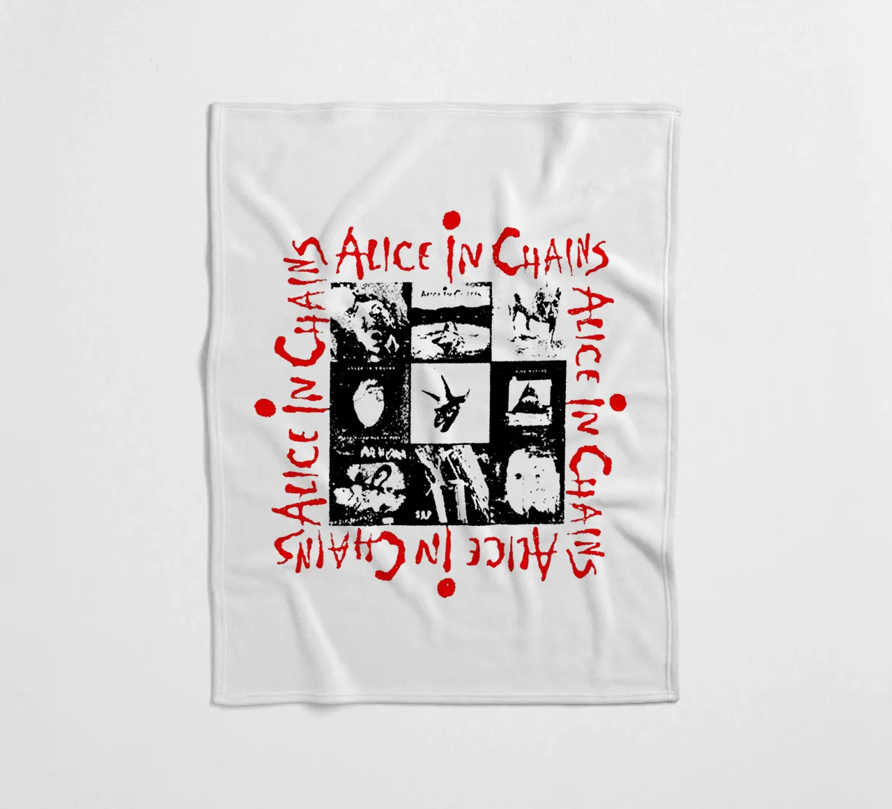 Alice In Chain Band Rock coperta in pile da https://www.juniqe.com/uk/shop/Henndraws