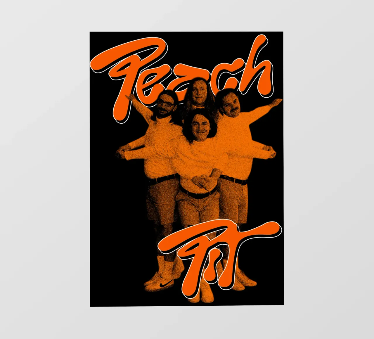 Maglietta classica The Orange Indie Pop telo in pvc da mannys_artt