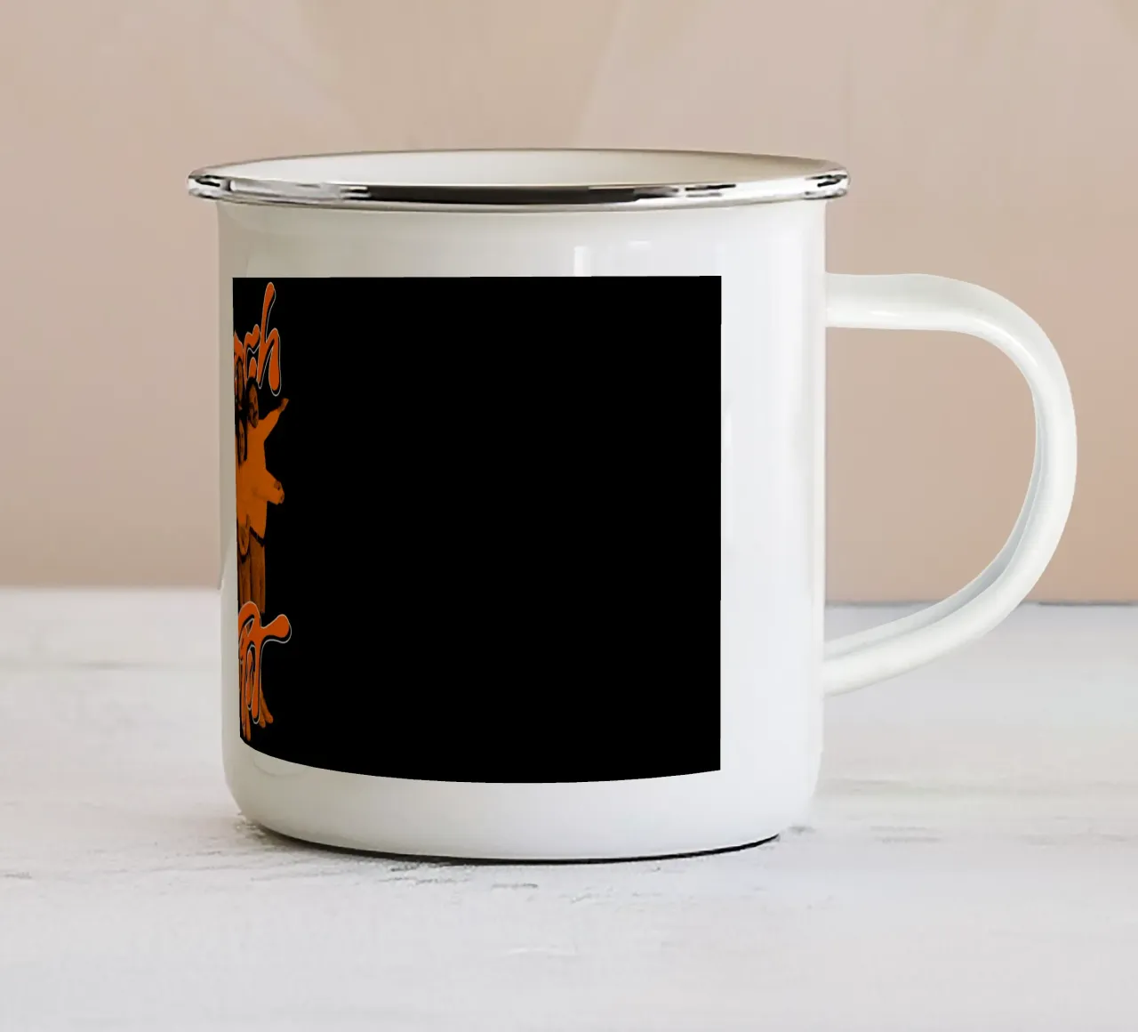Maglietta classica The Orange Indie Pop tazza in smalto da mannys_artt