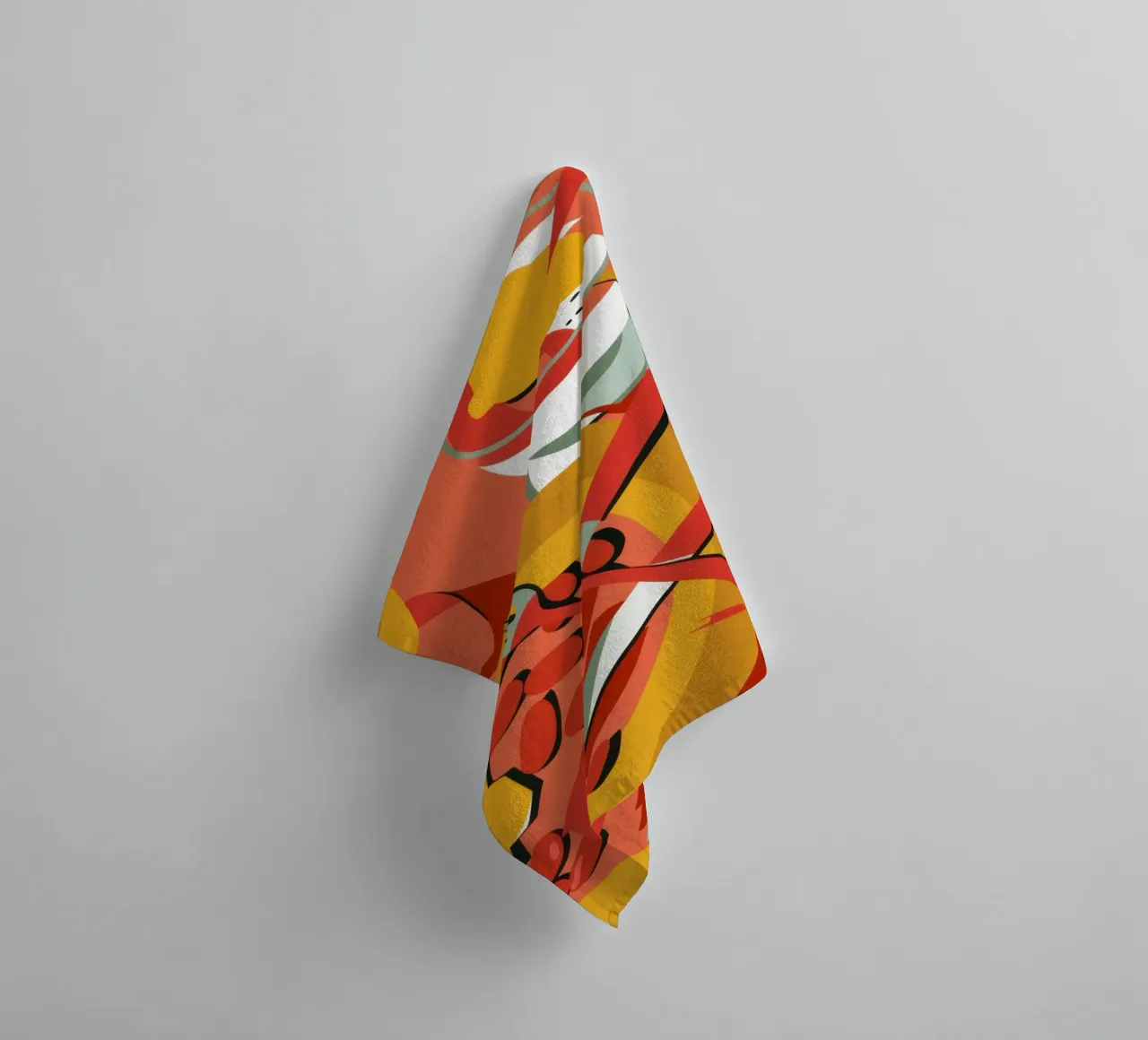 Skewers and Chopsticks towel by Snow Mist