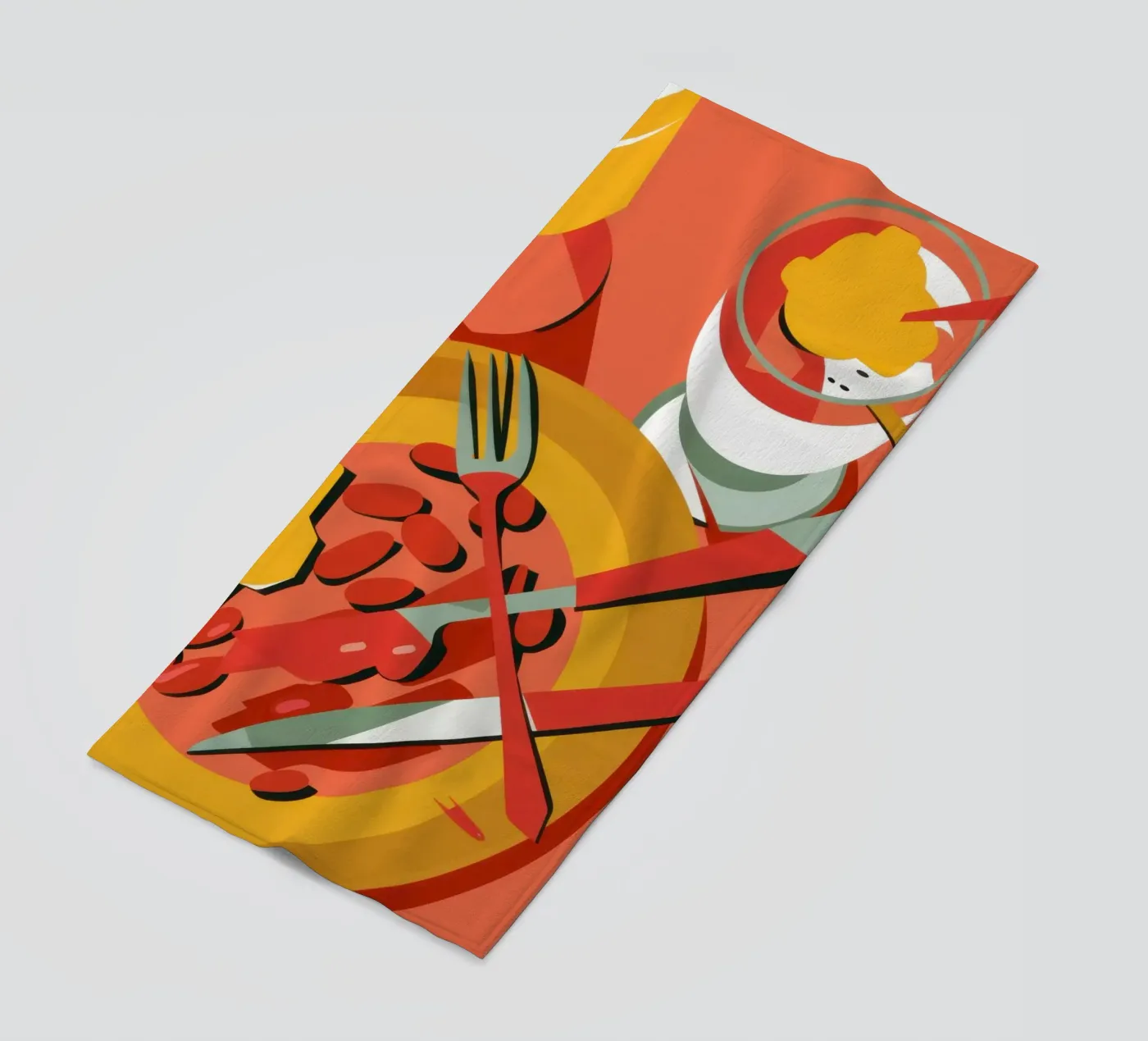 Spiedini e bacchette telo mare da Snow Mist