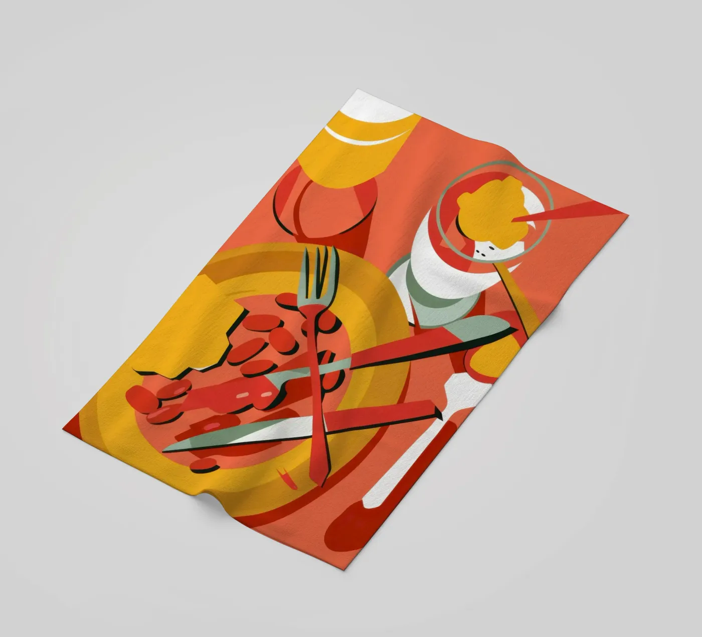 Spiedini e bacchette telo mare da Snow Mist