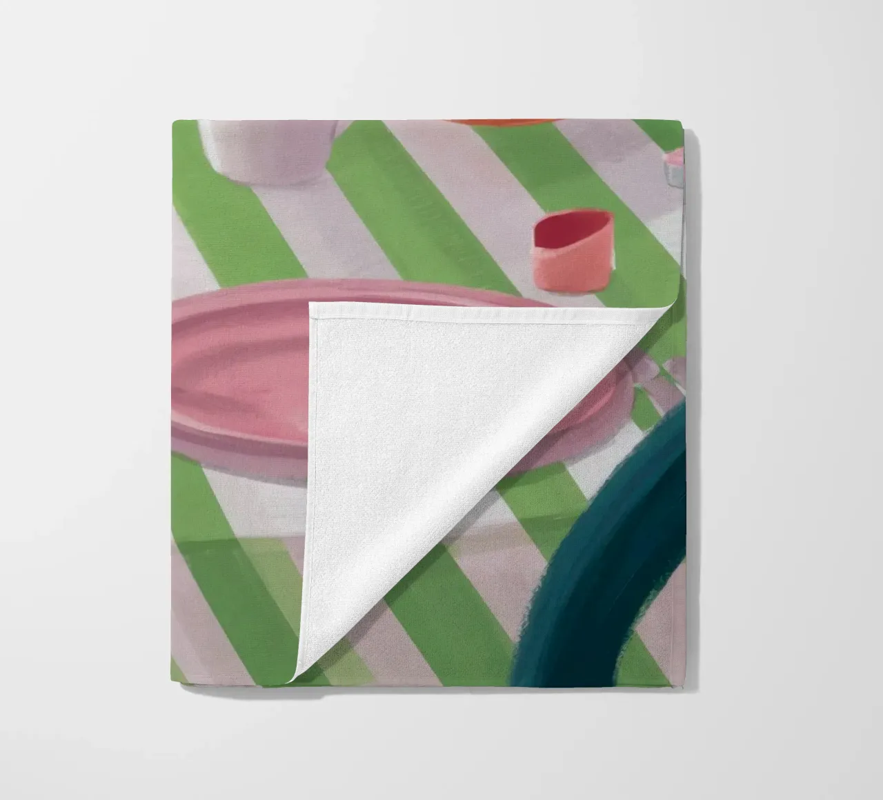 Zigzag Table Rose telo mare da Snow Mist