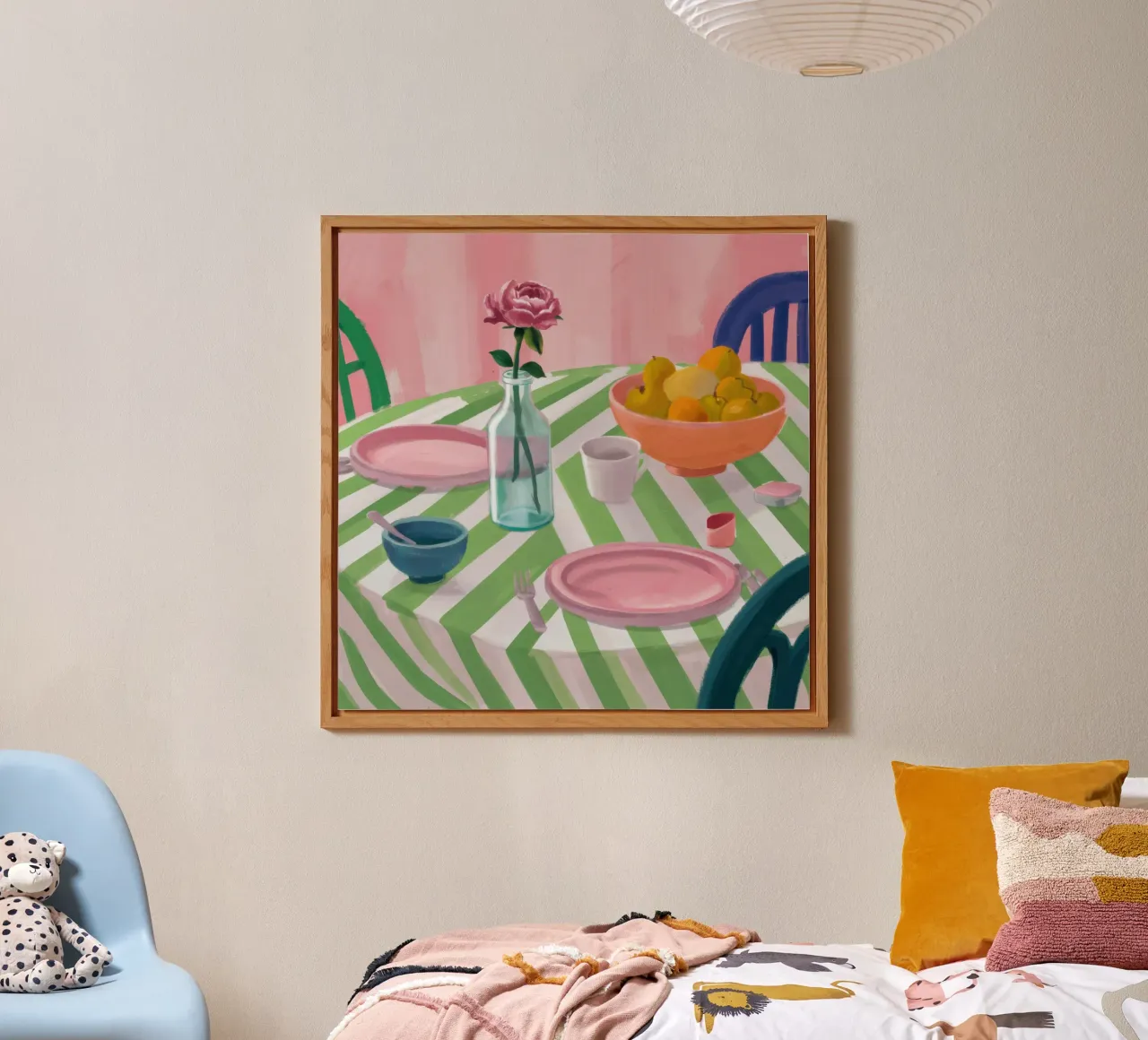 Zigzag Table Rose forex plate by Snow Mist