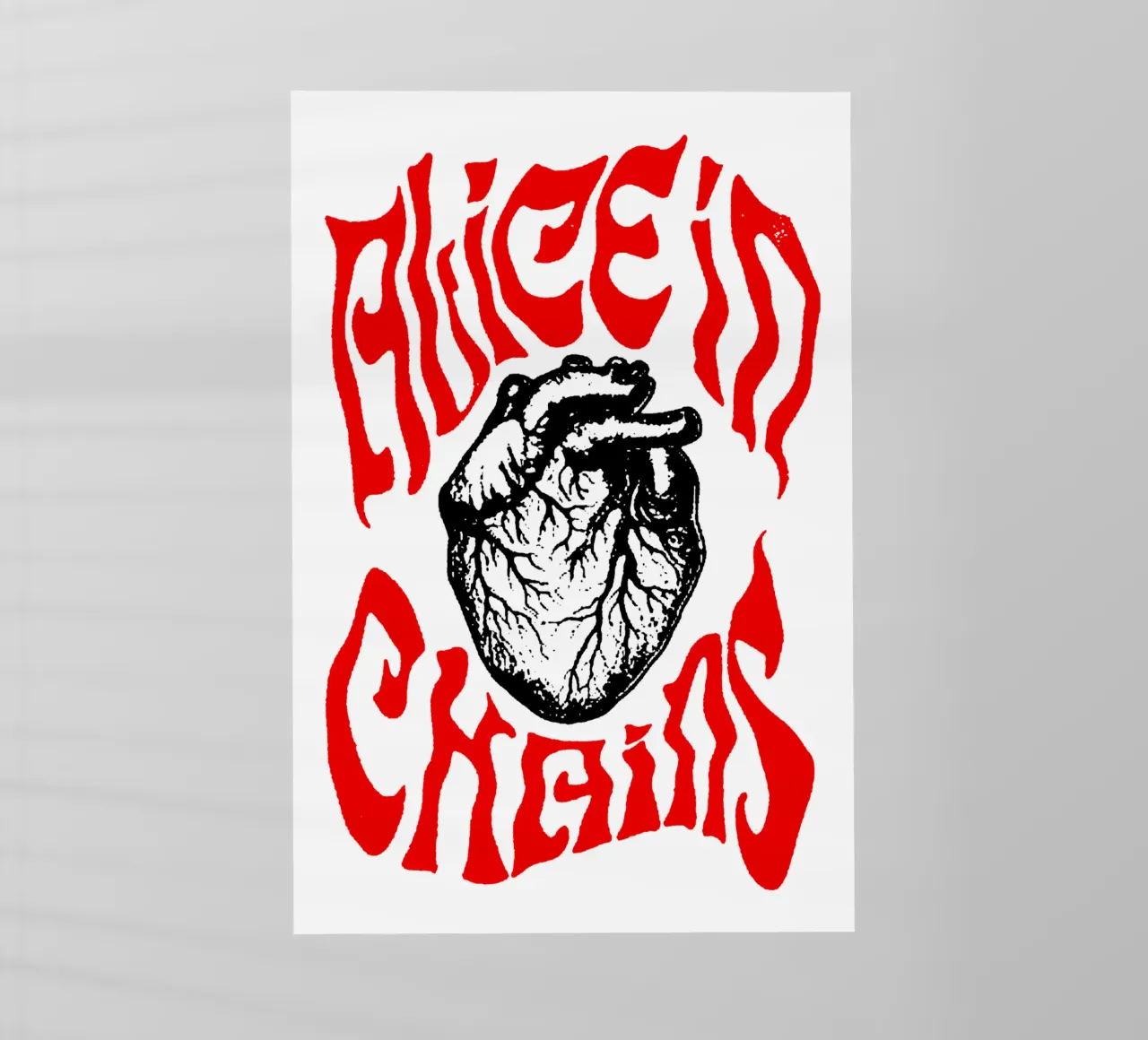 Cuore Stile Alice in Catena pellicola backlit da https://www.juniqe.com/uk/shop/Henndraws